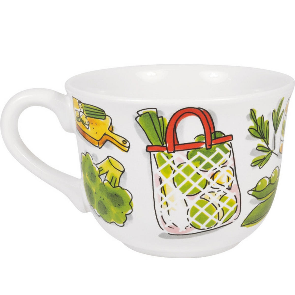 SUPPENSCHALE Green Soup in Bunt - 14cm - Multicolor, Keramik (12.7/16.2/9.7cm) - Blond Amsterdam