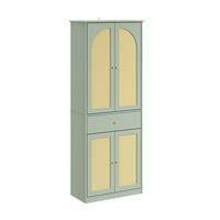 VISOKA garderoba s vratima i sandukom za ulaz - boje javora, krzno (70/180/34cm) - SoBuy