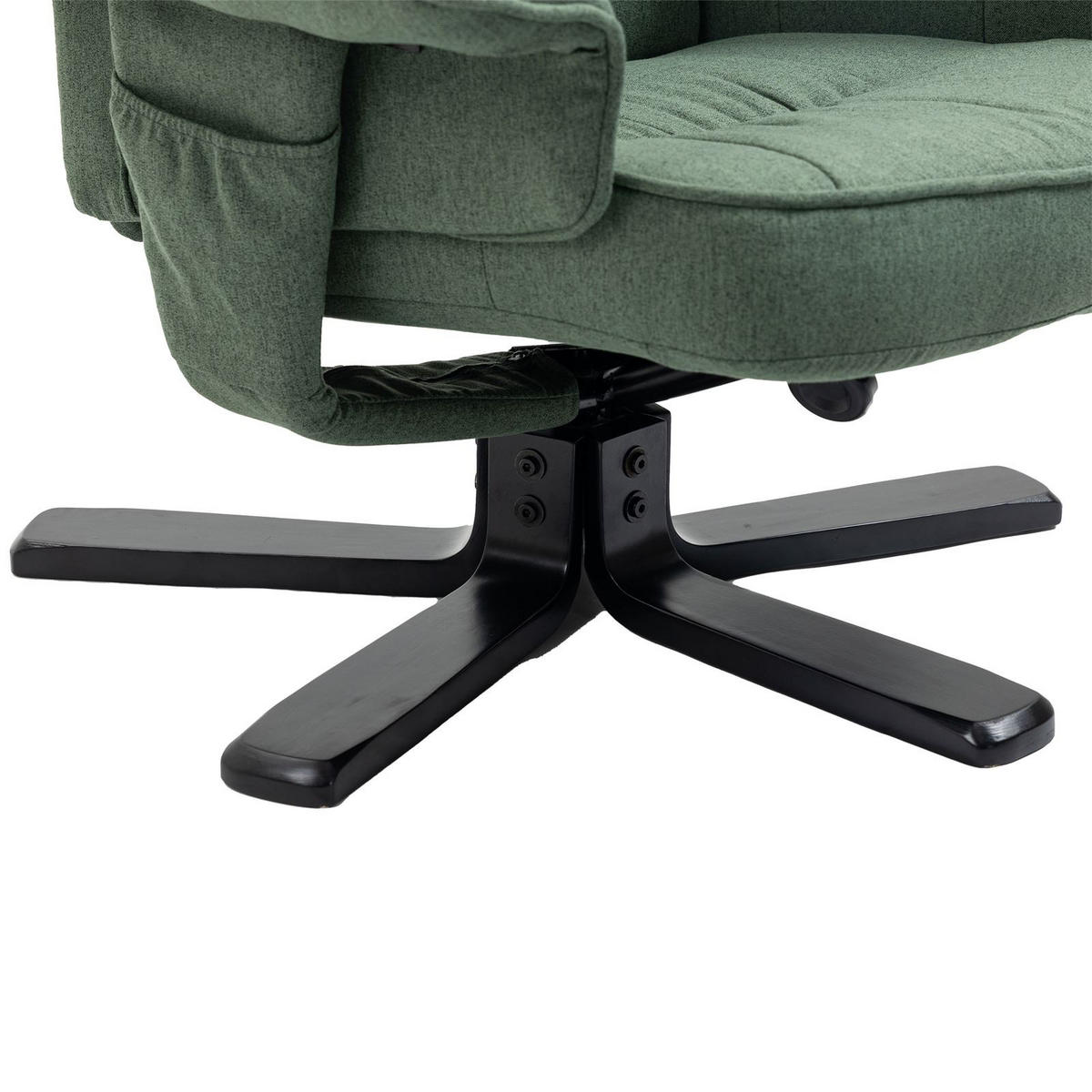 RELAXSESSELSET CHARLY - Dunkelgrün, Textil (76/87/61cm) - IDIMEX