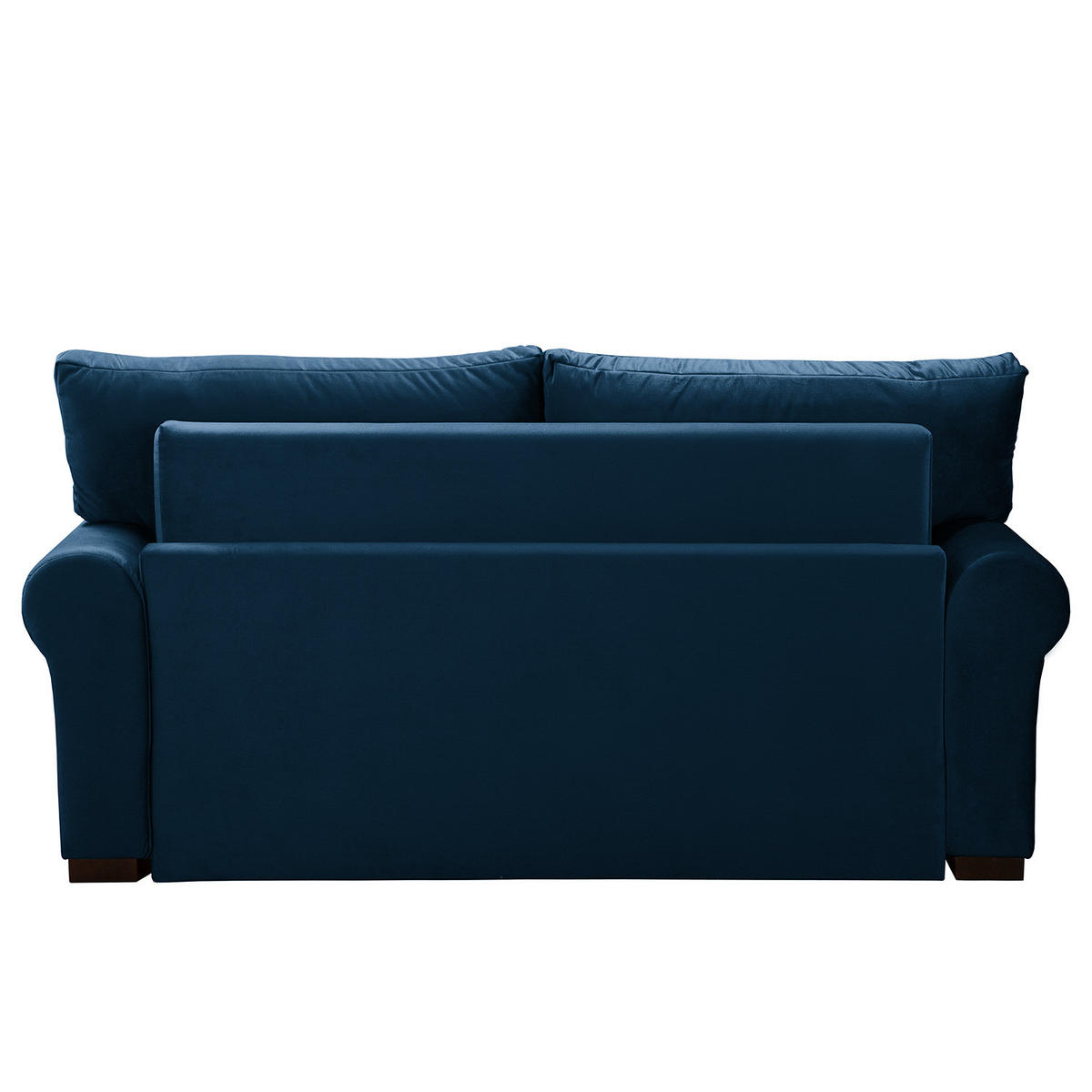 SCHLAFSOFA - Transparent/Dunkelblau, Birkenholz/Textil (165/95/90cm) - home24