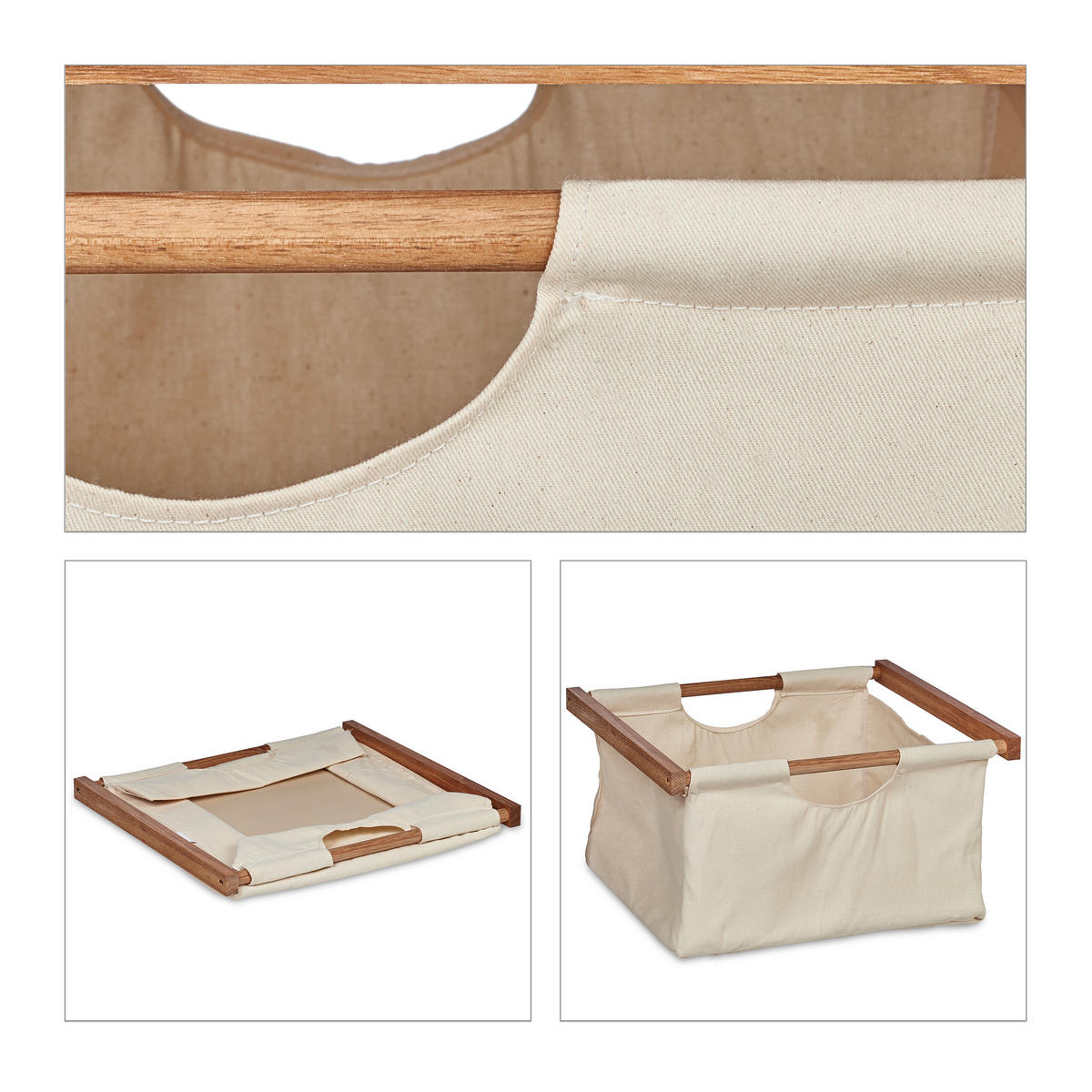 BADREGAL - Multicolor, Holz/Textil (43.5/96/33.5cm) - Relaxdays