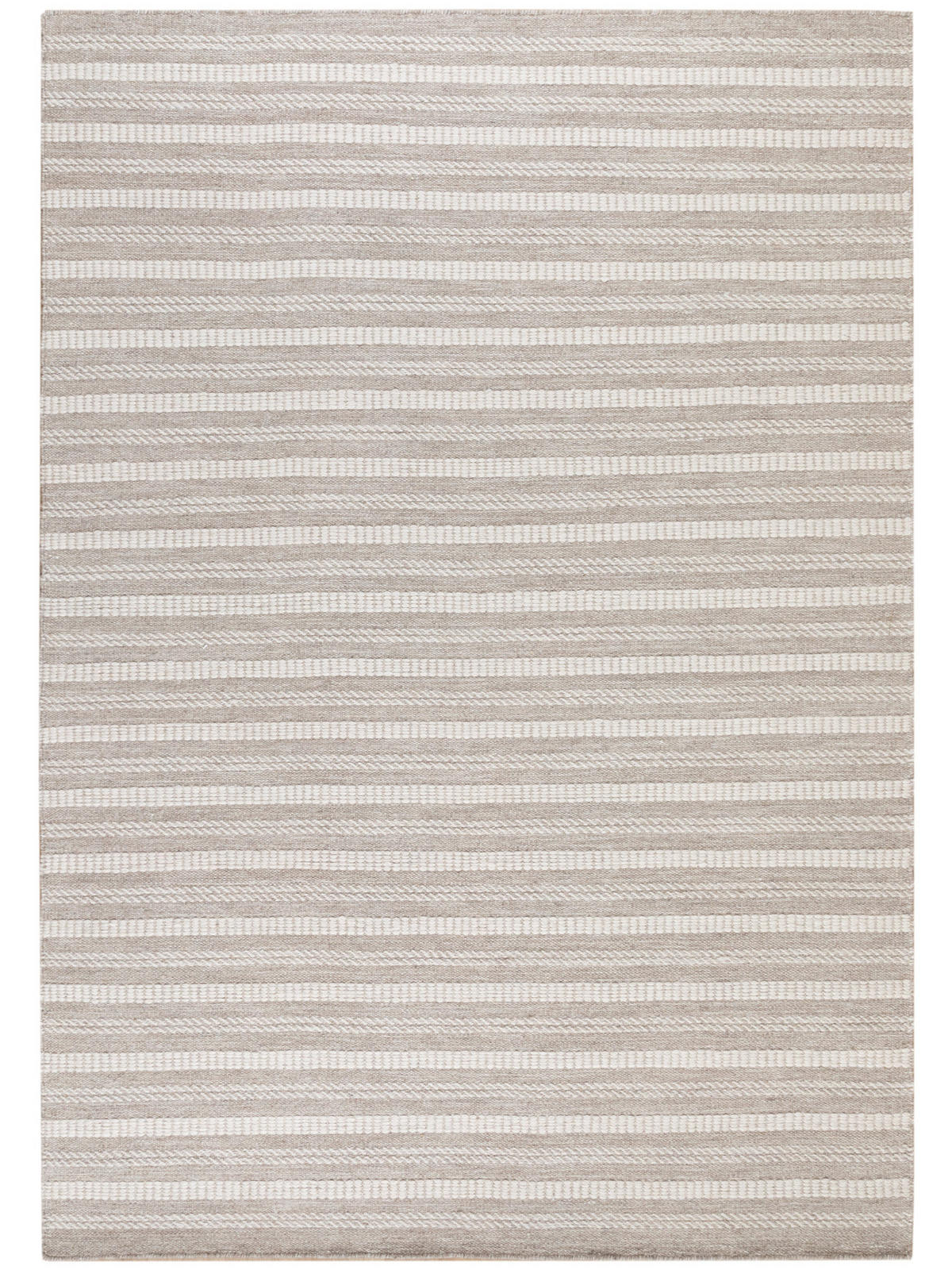 HANDWEBTEPPICH 90/160 cm Habo schmale Streifen - Grau, Naturmaterialien (90/160cm) - Steffensmeier