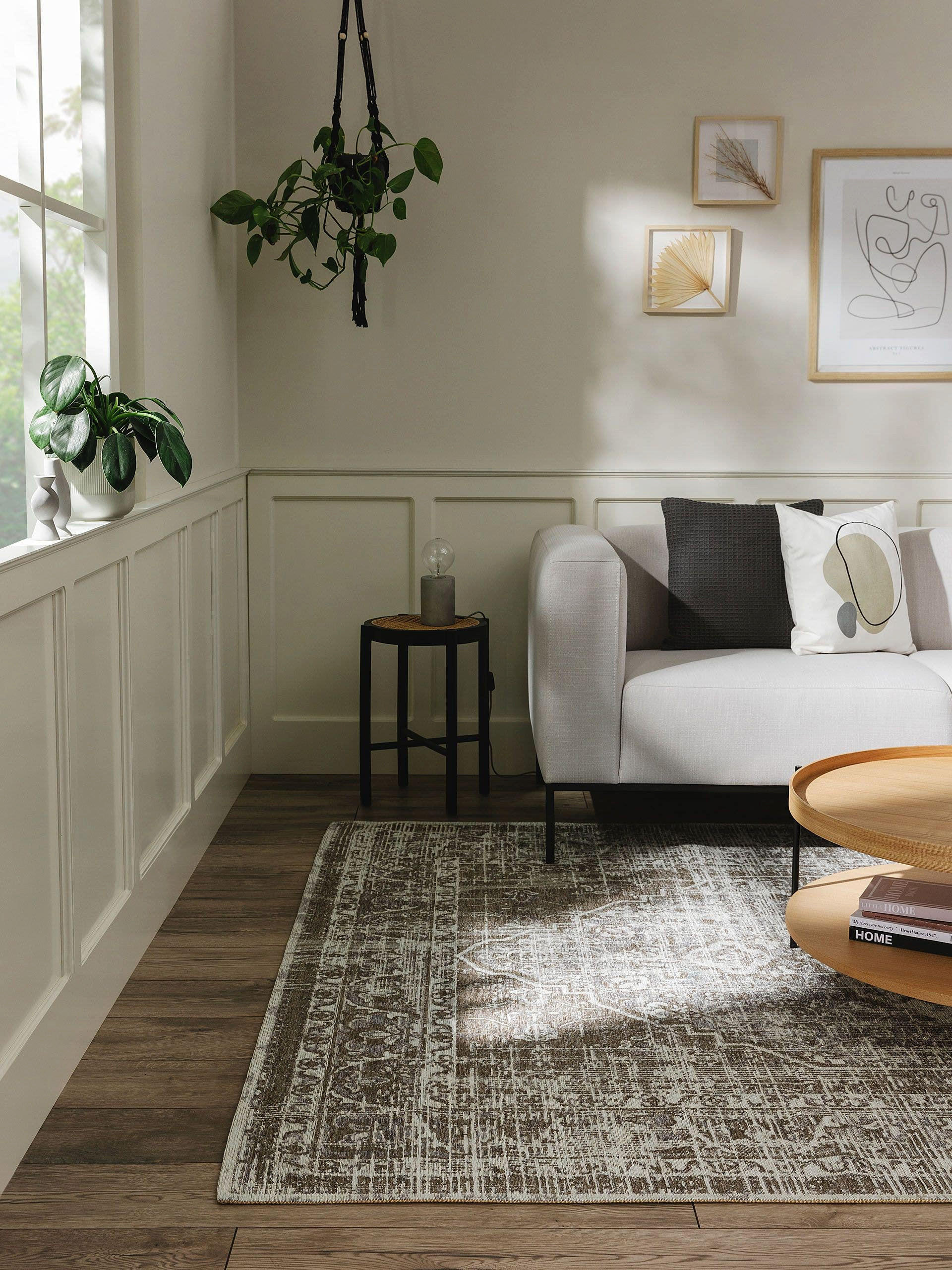 FLACHGEWEBETEPPICH Frencie Grau 80x165 cm - Grau, Textil (80/165cm) - benuta Nest