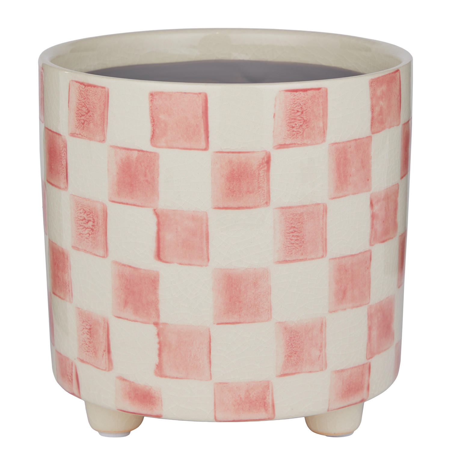 BLUMENTOPF New Delft - Rosa, Stein (14/14/14cm) - Butlers