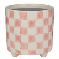 BLUMENTOPF New Delft - Rosa, Stein (14/14/14cm) - Butlers