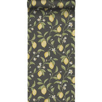 TAPETE Obst 53 cm x 10 m - Schwarz, Papier (53/1000cm) - Sanders & Sanders