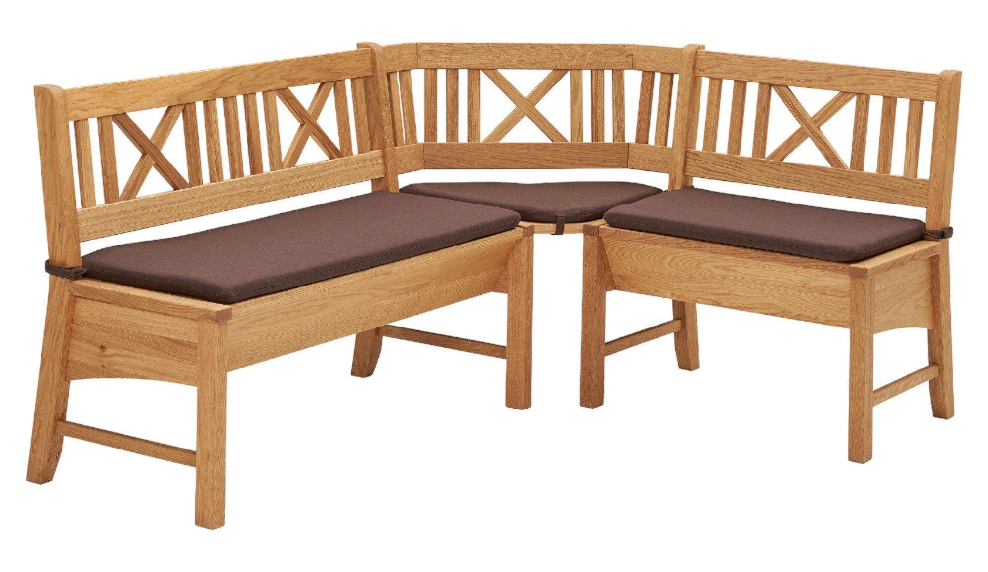 58aufmkessel Eckbank Wildeiche, Braun 179x139 cm