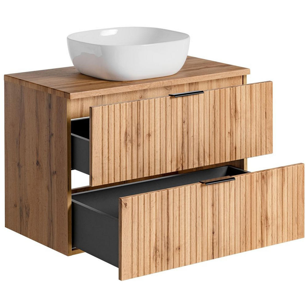 WASCHTISCH Adelaide-56 - Braun, Holzwerkstoff (81/74/47cm) - Lomado