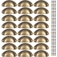 SCHRANKKNOPF 24er-Set - Goldfarben, Metall (3.5/2/8.1cm)