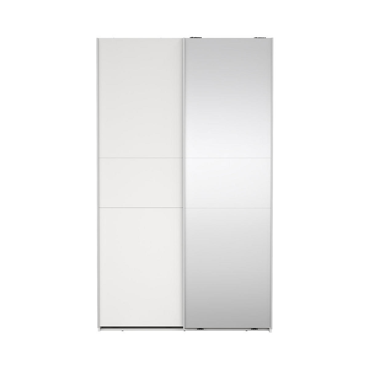 SCHIEBETÜRENSCHRANK, Como, Weiß, Holzwerkstoff, 119 x 67 x 201 cm - Weiß, Holzwerkstoff (119/201/67cm) - ebuy24