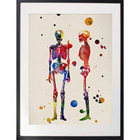 POSTER Skeleton A4 Rahmenlos - Klar, Papier (29.7/5/21cm) - Nacnic