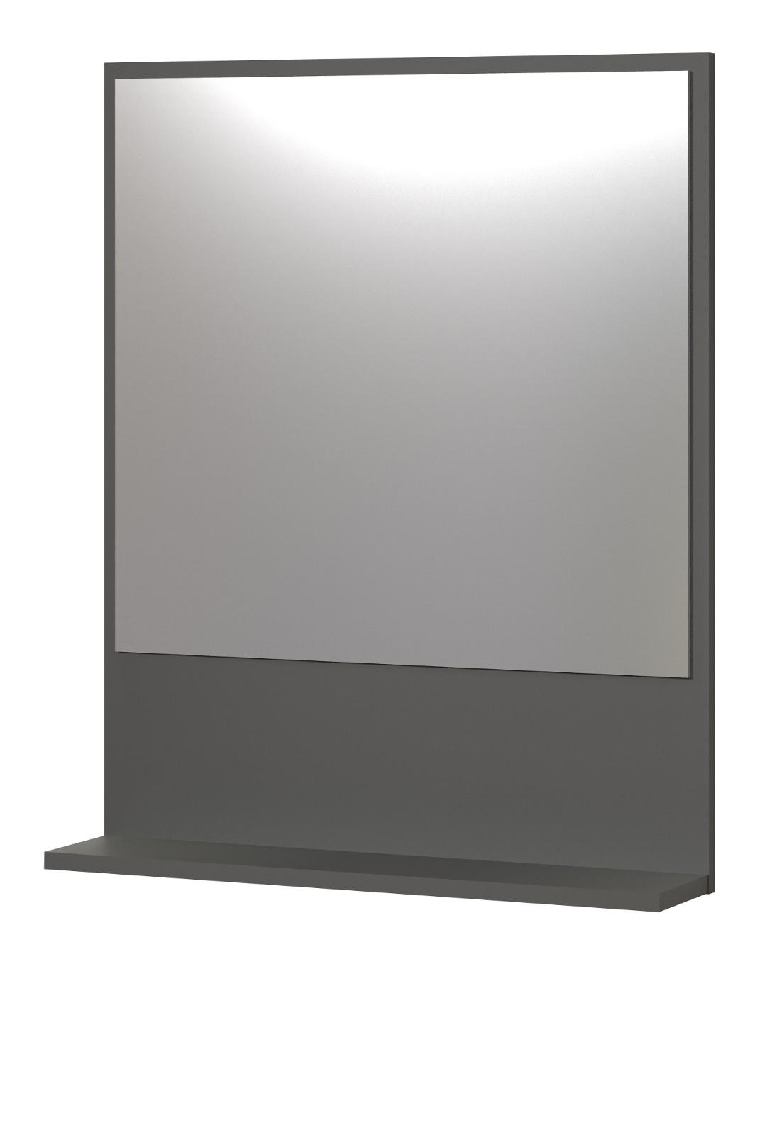 Top.Furn Badspiegel Grau 60x74x14 cm