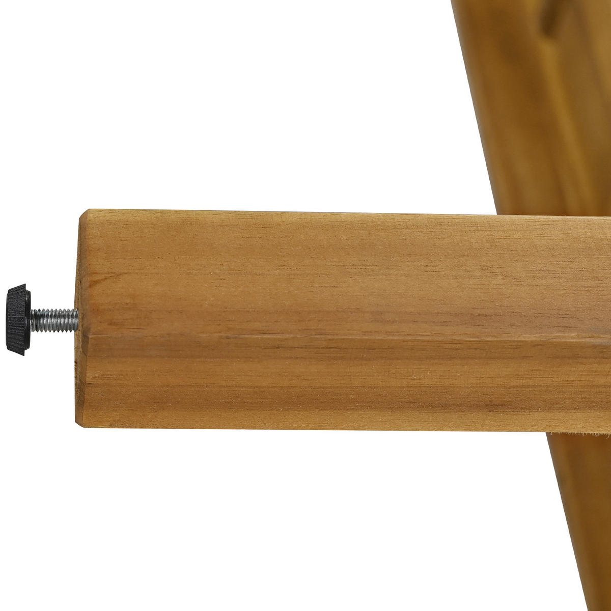 LOUNGESET Grau Rattanoptik Akazie Doppelsofa 2 Sessel Tisch - Grau, Textil - FLIEKS