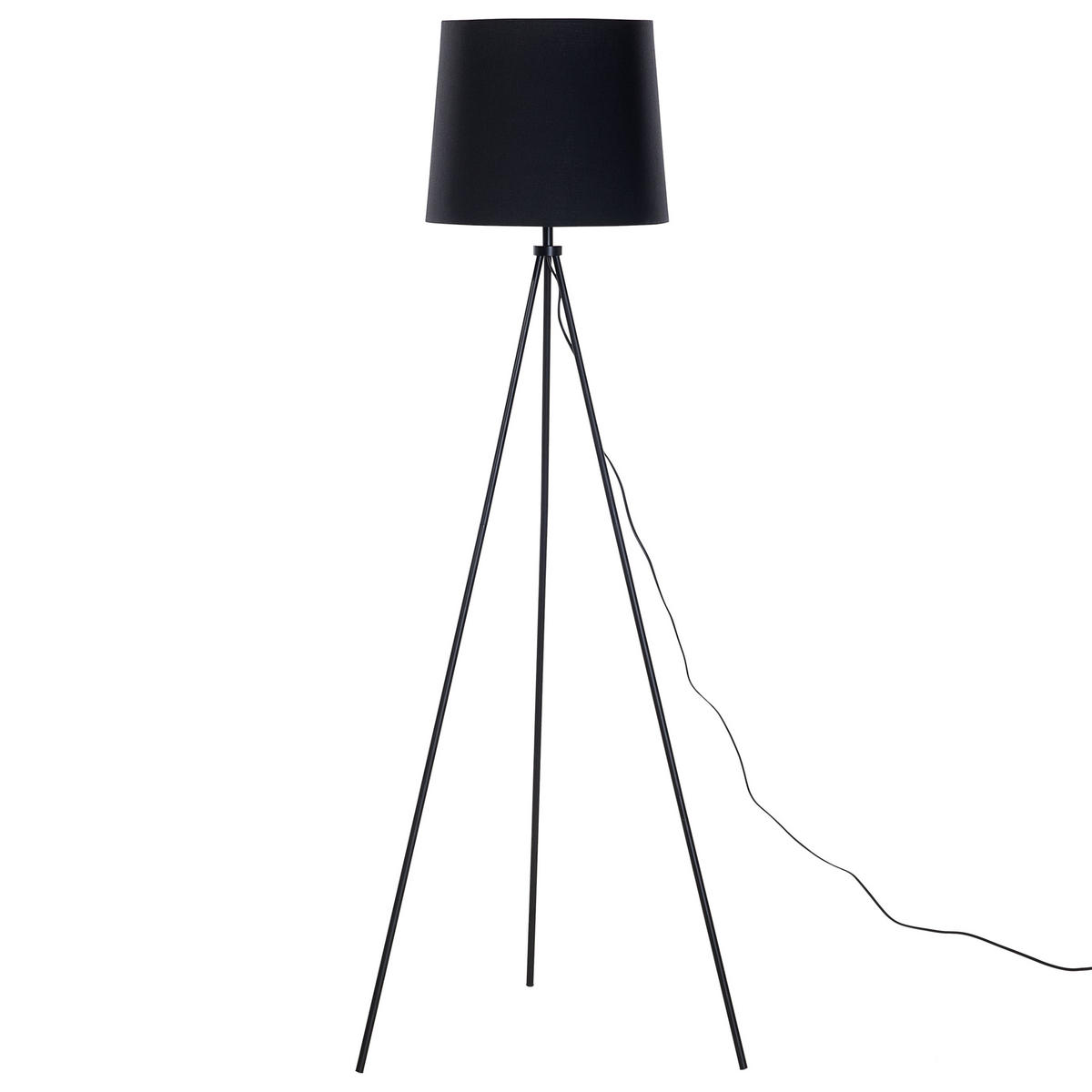 STEHLAMPE Sambra 35/35/149 cm - Schwarz, Metall (35/35/149cm) - Beliani