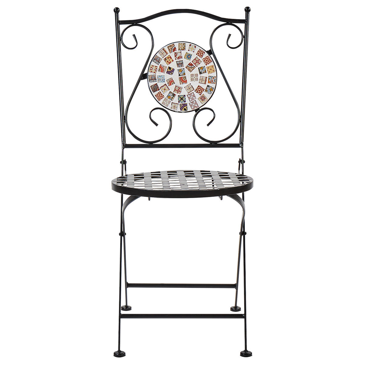BISTRO SET od 2 crni Casario - višebojno/crna, metal - Beliani