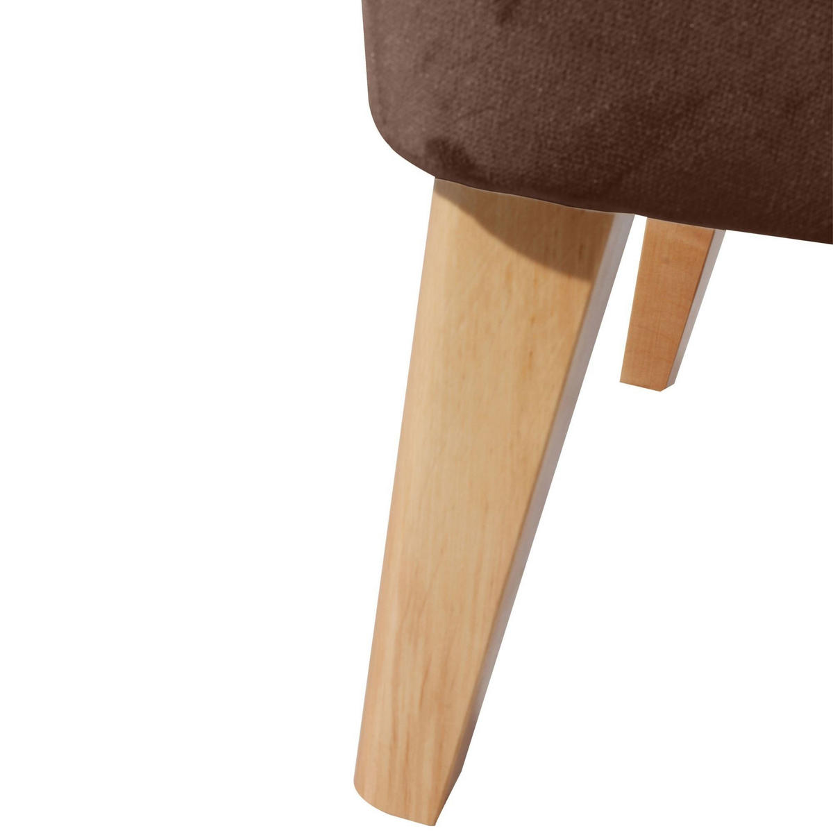 SESSEL Kaiya Bezug Samtvelours Buche natur / braun - Braun, Kunststoff (71/97/82cm) - 58aufmkessel