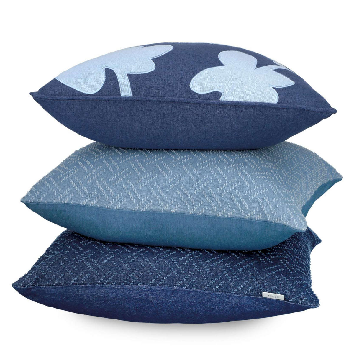 KISSENHÜLLE ALISA - Blau, Textil (45/45cm) - Esprit