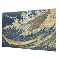 FOTOTAPETE 152x104 cm - Meereswellen - Blau, Textil (152/104cm) - Wallfluent