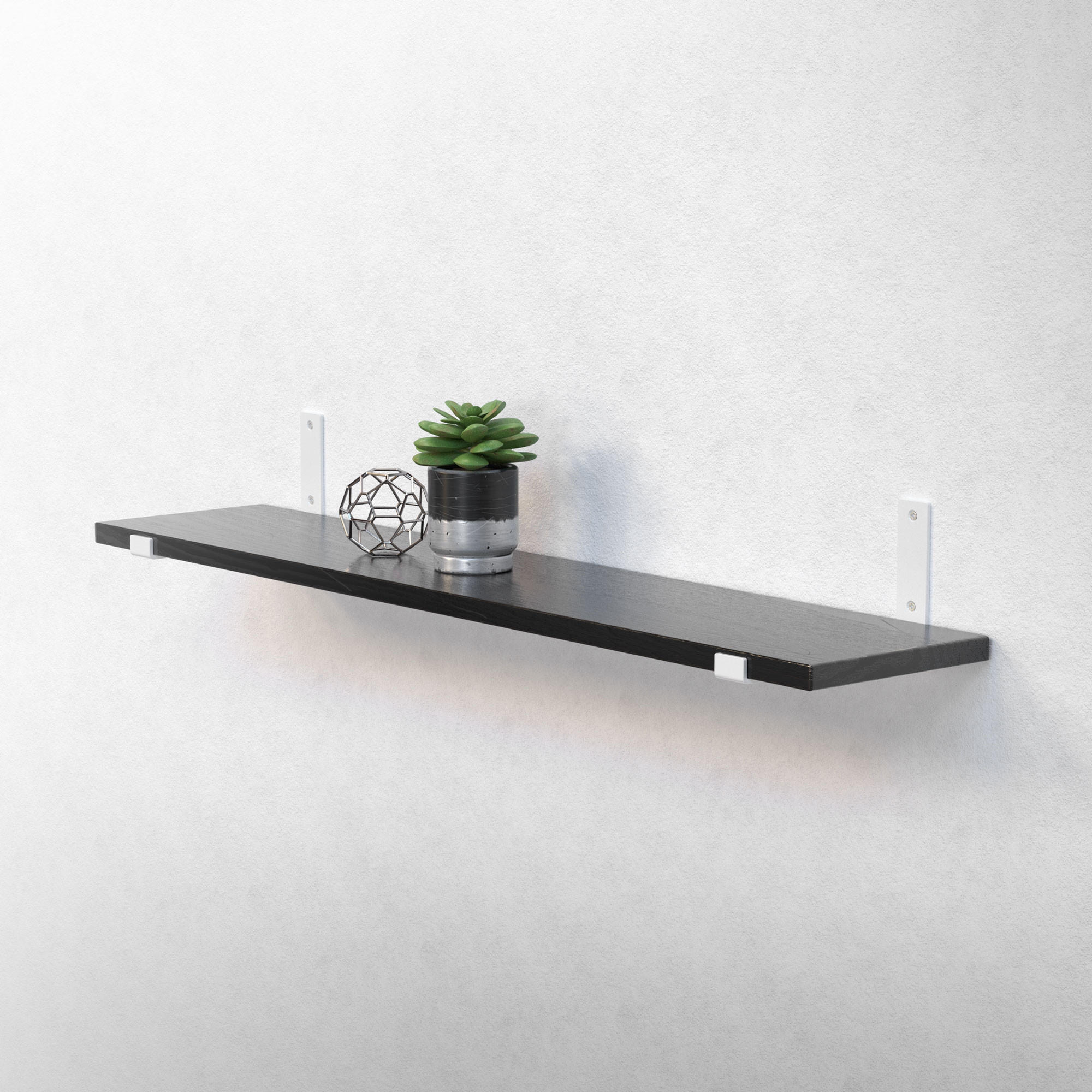 REGALHALTERUNG 2er Set - Weiß, Metall (14/4/25cm) - ML-DESIGN