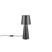 TISCHLAMPE NUBIAN - Schwarz - 16/16/40 cm - Schwarz, Metall (16/16/40cm) - Trio Leuchten