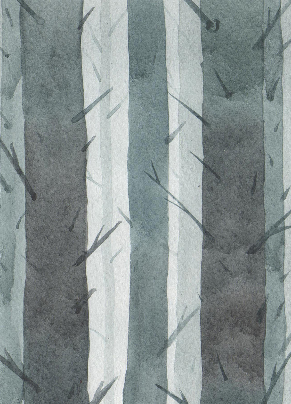 ROLLO LICHTDURCHLÄSSIG 130x180 cm Bäume - Grau, Textil (130/80cm) - TULUP