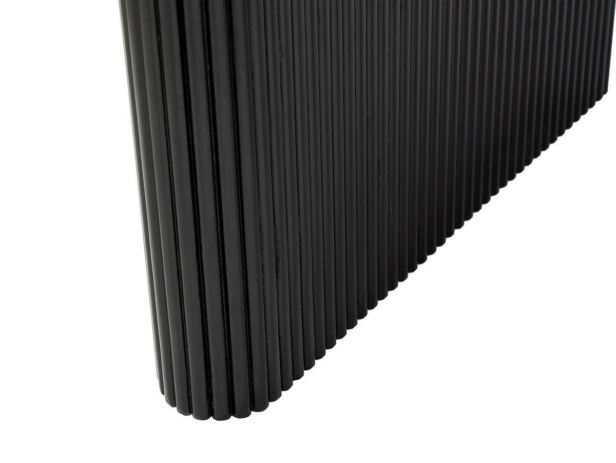 ESSTISCH - 8 Personen - Mangoholz - Schwarz - BALIMELA - Schwarz, Holz (200/100/76cm) - Vente-Unique