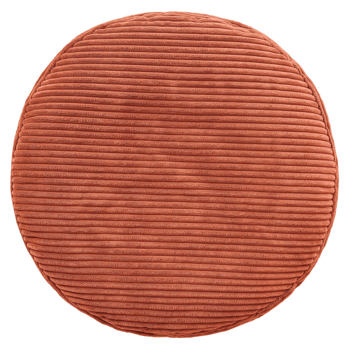 SITZPOUF Rund Milano - Terracotta, Textil (55/35/55cm) - icon