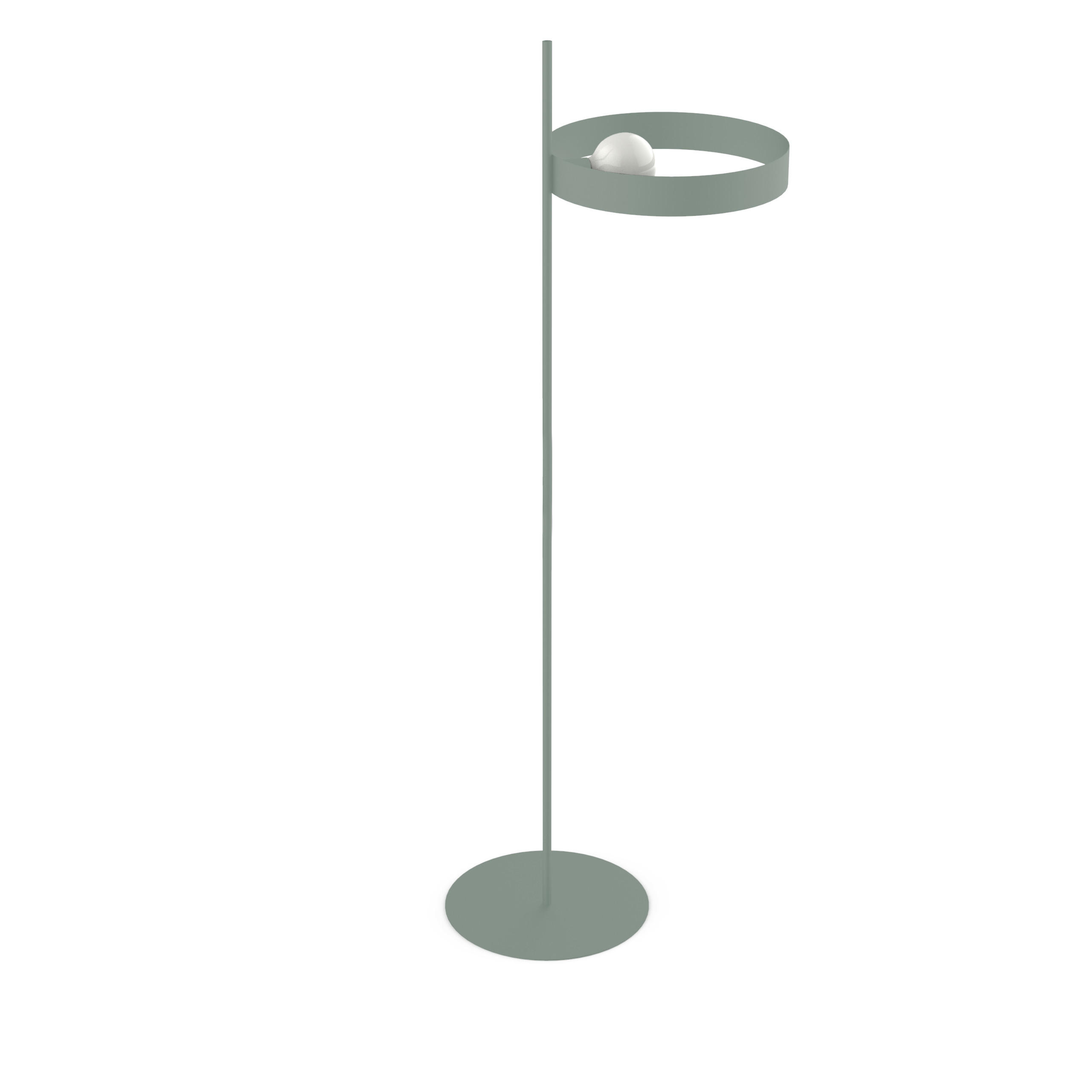 STEHLEUCHTE - Grün, Metall (40/40/165cm) - Lumicom