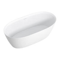 FREISTEHENDE Badewanne - 160cm x 78cm - Acryl - weiß - ZAFIRO - Weiß, Kunststoff (160/59/78cm) - Vente-Unique