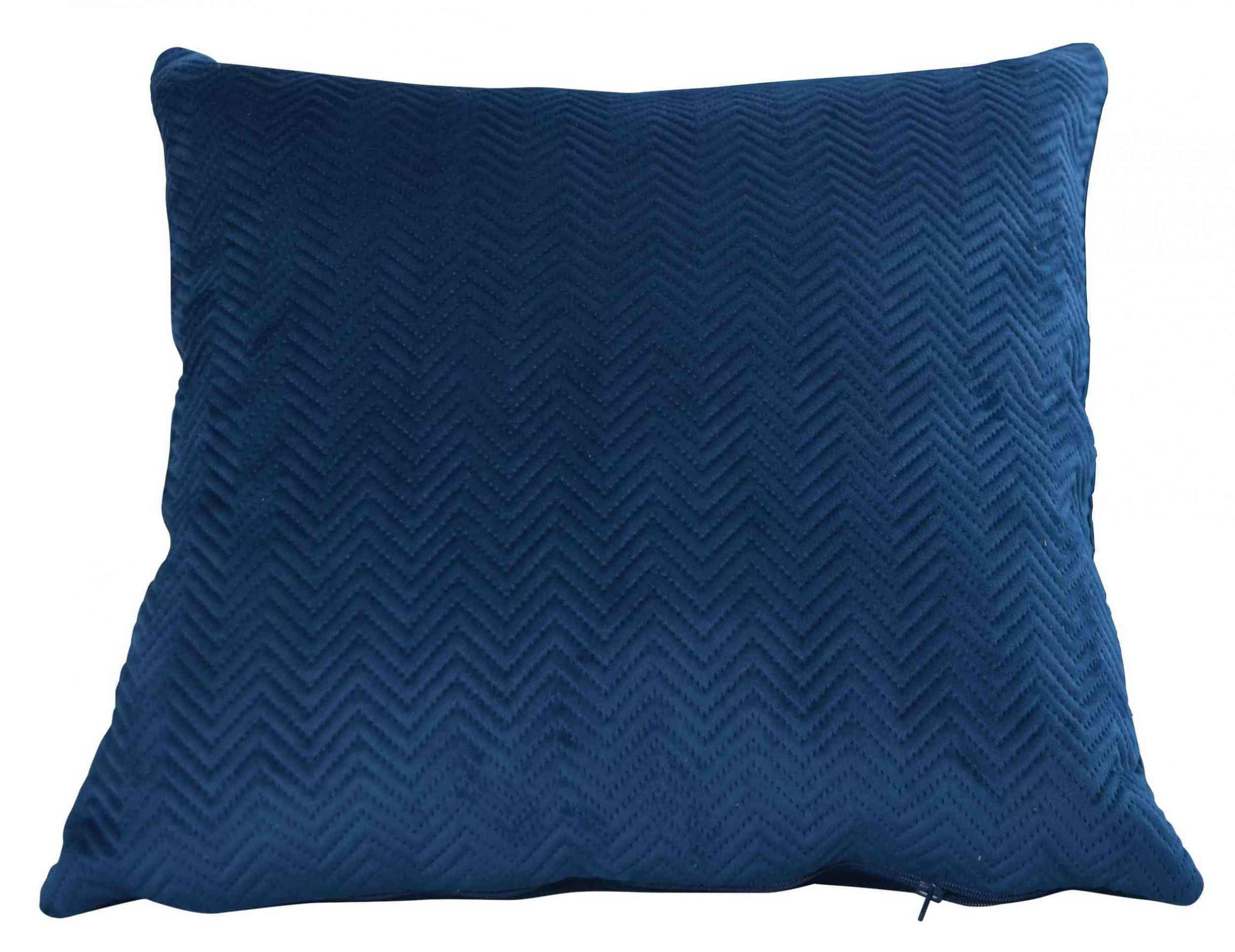 DEKOKISSEN Greta 45x45 cm Blau - Blau, Textil (45/45cm)