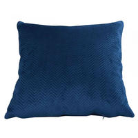 DEKOKISSEN Greta 45x45 cm Blau - Blau, Textil (45/45cm)
