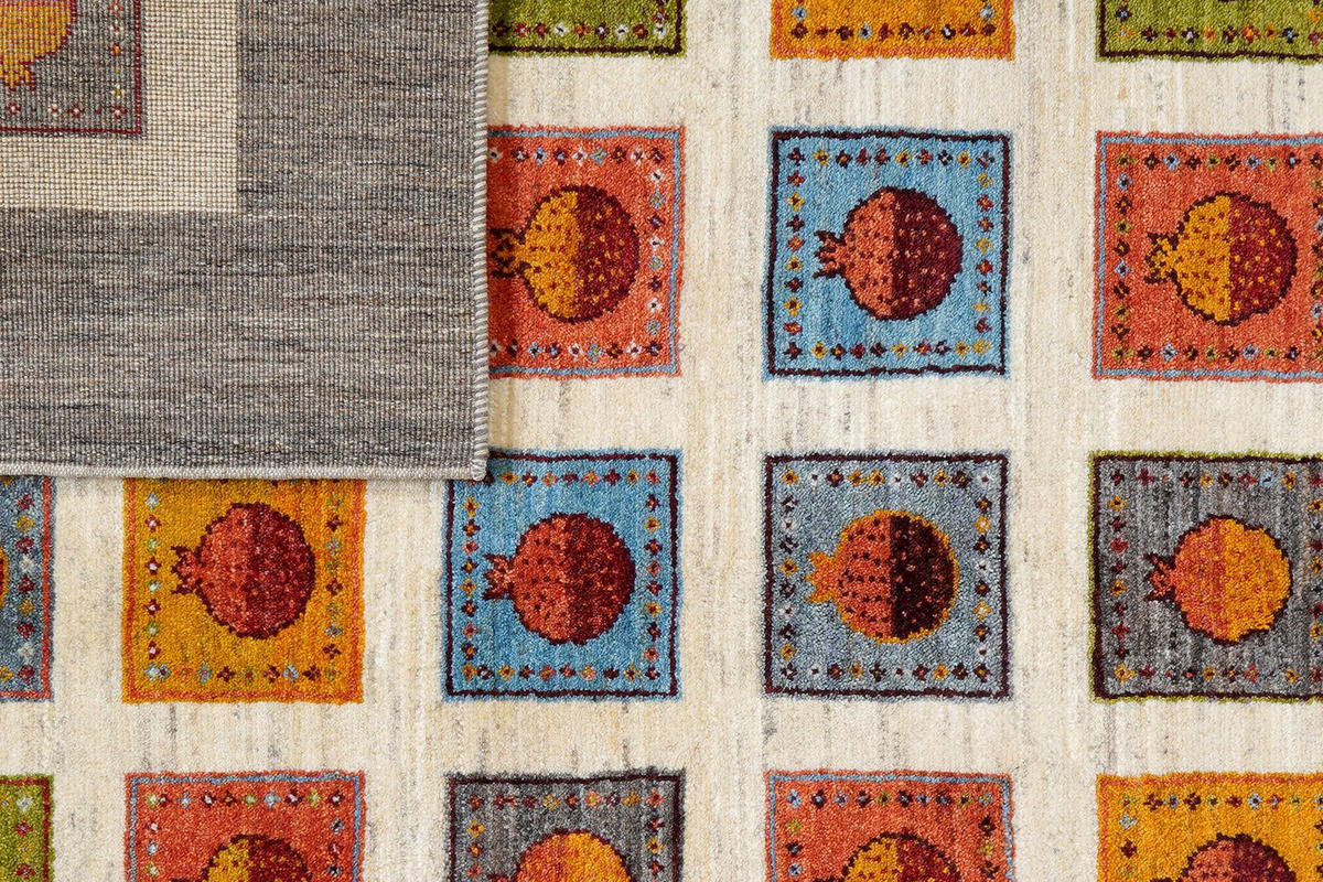 GABBEH-TEPPICH handgeknüpft Rizbaf Beige 239/170 cm Schurwolle - Beige, Textil (170/239cm) - Looma