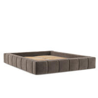 POLSTERBETT Kea mit Stauraum 200/200 cm Braun im Terra NW Stoff - Schwarz/Naturfarben, Holz/Holzwerkstoff (200/200cm) - AltaBeds