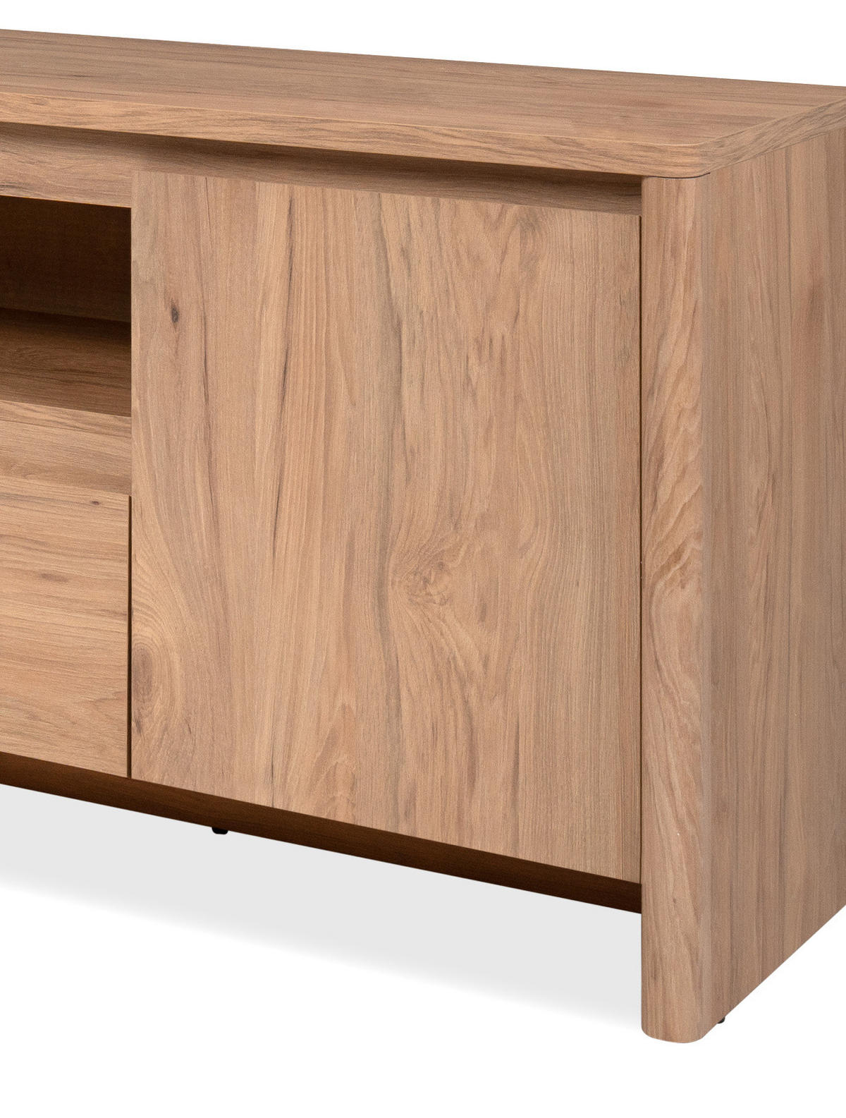 TV-LOWBOARD Hickory Walnuss 164 x 59 cm, TV Unterteil in modernem Design - Walnussfarben, Holzwerkstoff (163.5/59/40cm) - Furn.Design