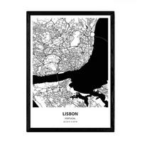 POSTER Lissabon - Portugal A3 Rahmenlos - Klar, Papier (29.7/5/42cm) - Nacnic