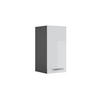 HÄNGESCHRANK R-Line Weiß Hochglanz 30 cm - Weiß Hochglanz/Anthrazit, Holzwerkstoff (30/60/31cm) - Vicco