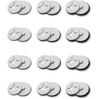 BEFESTIGUNGSKNÖPFE für Fliegengitter 12-teiliges Set Weiß - Weiß, Kunststoff (20/10/1.5cm)