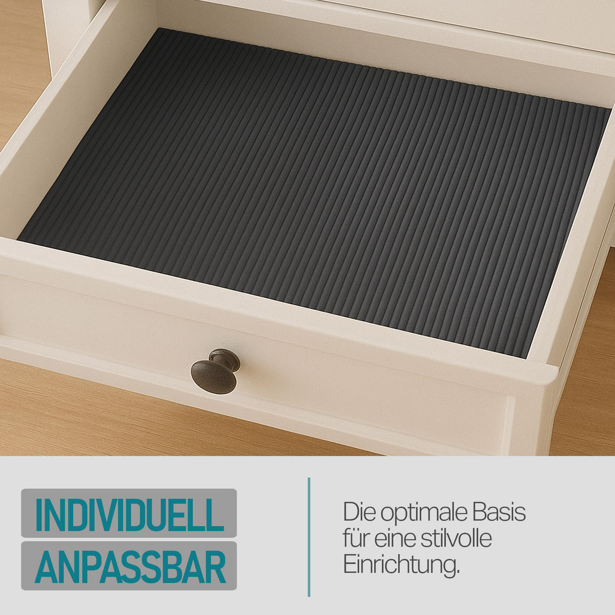 SCHUTZUNTERLAGE Weichschaum auf Rolle 0,65x15 m Anthrazit - Anthrazit, Kunststoff (65/1500cm) - Bestlivings