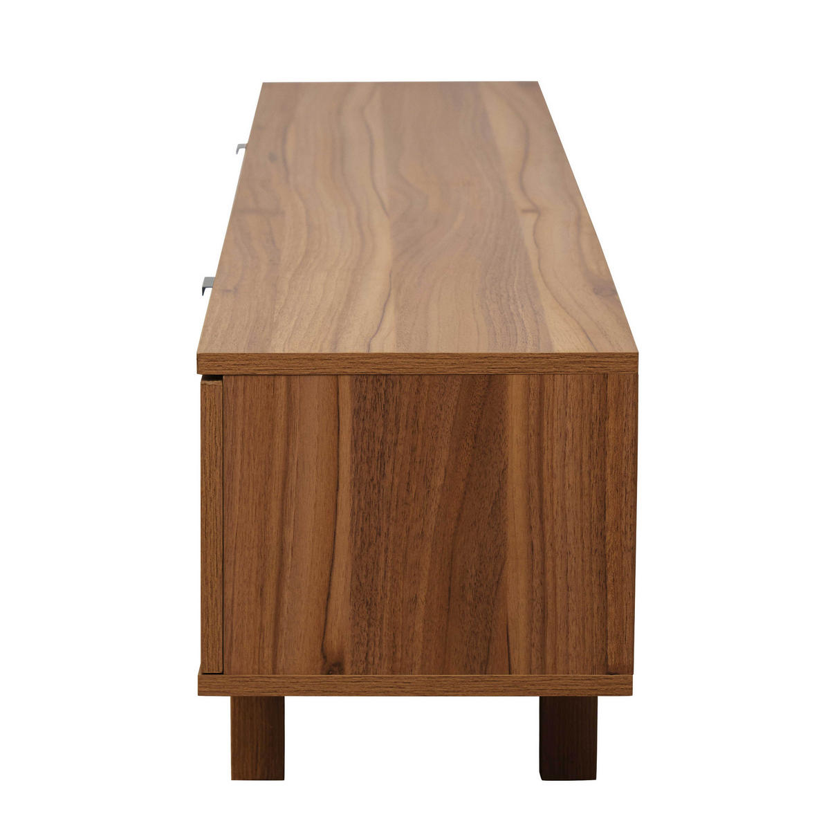 TV-SCHRANK, dunkles Holzeffekt - Braun, Holz (30/39/160cm) - Oviala