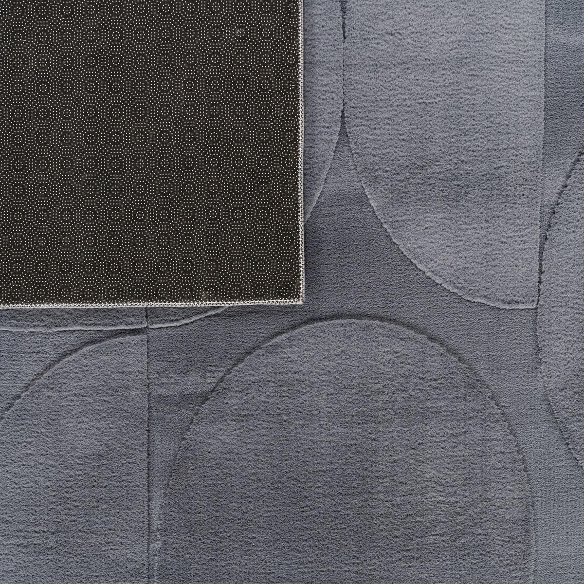 FLACHWEBETEPPICH Boho Anthrazit 160 x 220 cm - Anthrazit, Kunststoff (160/220cm) - TT Home