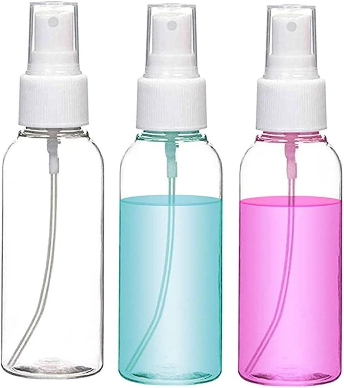 SEIFENSPENDER , 50-ml-Zerstäuberflasche 5 Stück - Transparent, Kunststoff (3.2/11.5/3.2cm) - BELZ