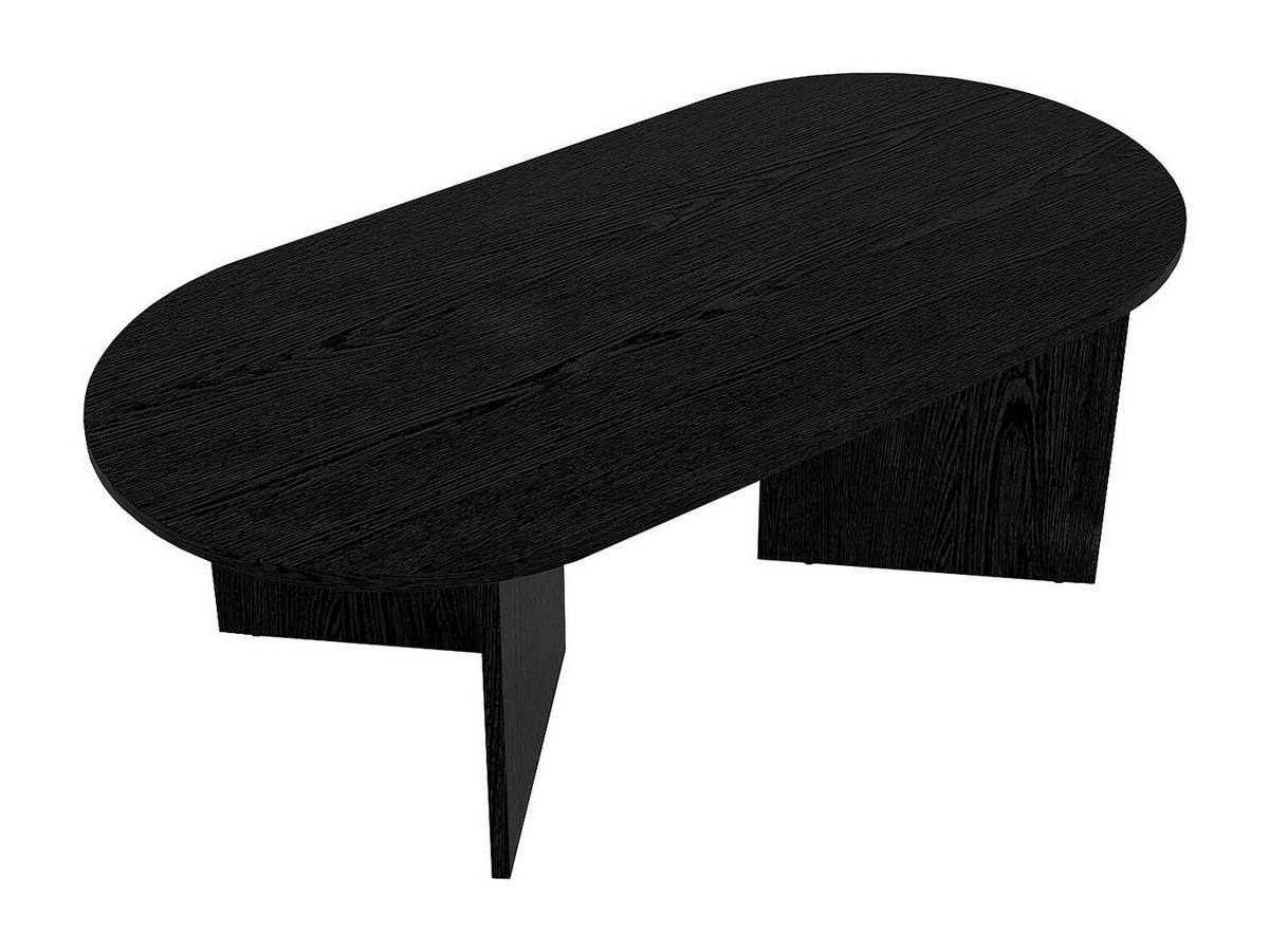 COUCHTISCH - Schwarz - TOPANIA - Schwarz, Holz (120/60/39.6cm) - Vente-Unique