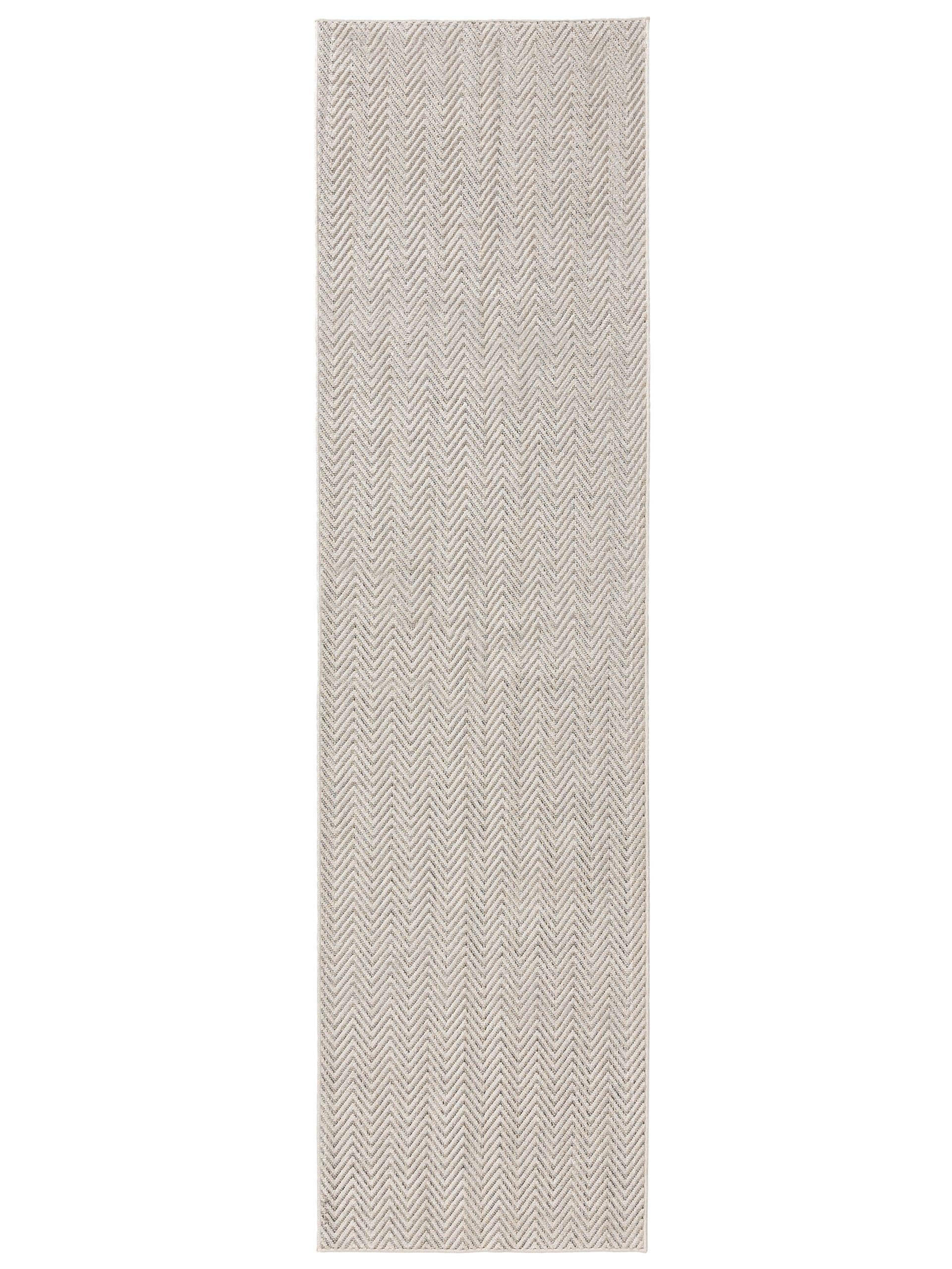OUTDOORTEPPICH Kaleo Cream/Grau 70x200 cm - Creme, Kunststoff (70/200cm) - benuta