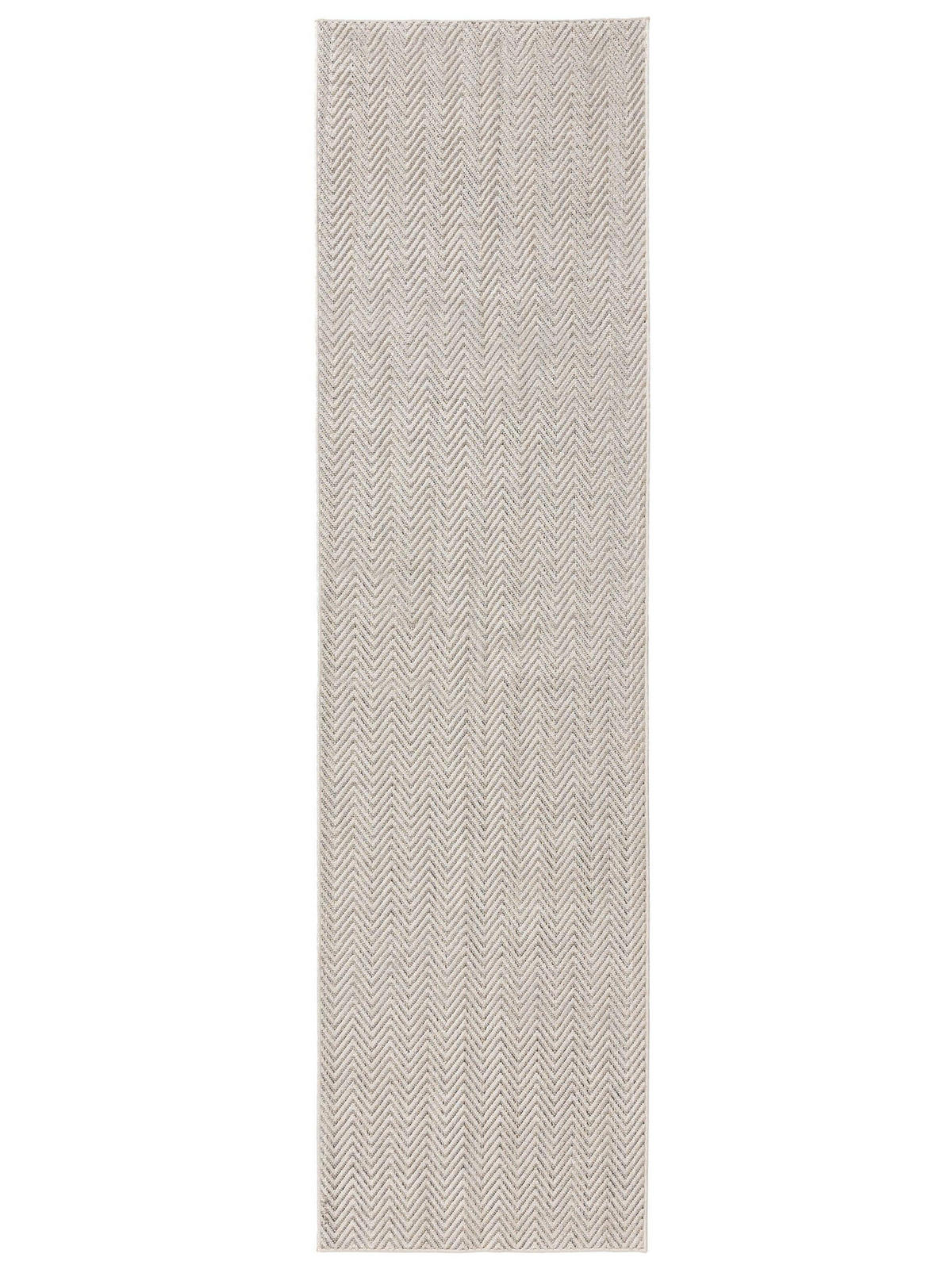 OUTDOORTEPPICH Kaleo Cream/Grau 70x200 cm - Creme, Kunststoff (70/200cm) - benuta