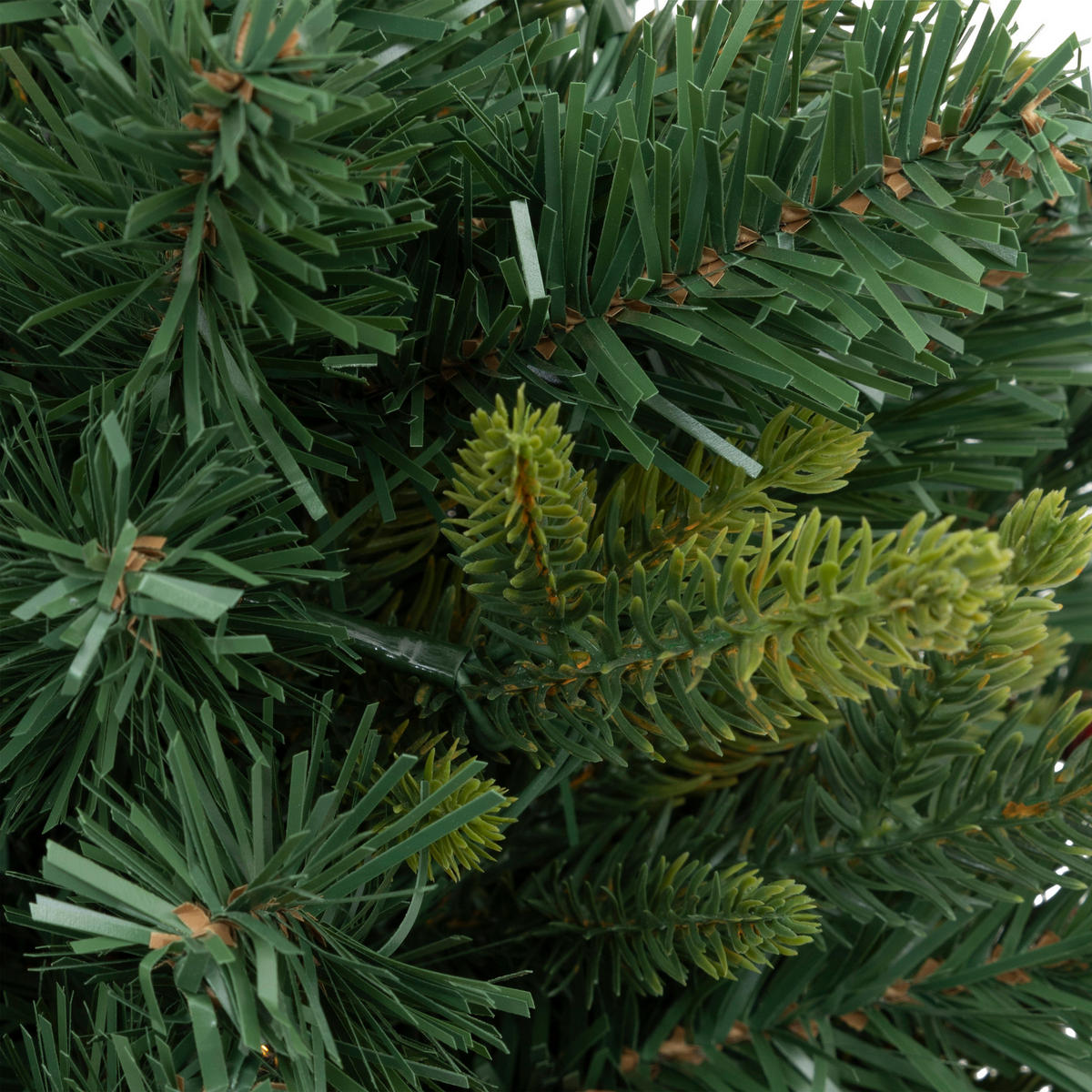 WEIHNACHTSBAUM im Topf mit LED-Lichtern und Timer Kappi 50/50/90 cm - Grün, Kunststoff (90cm) - Atmosphera Createur d´interieur