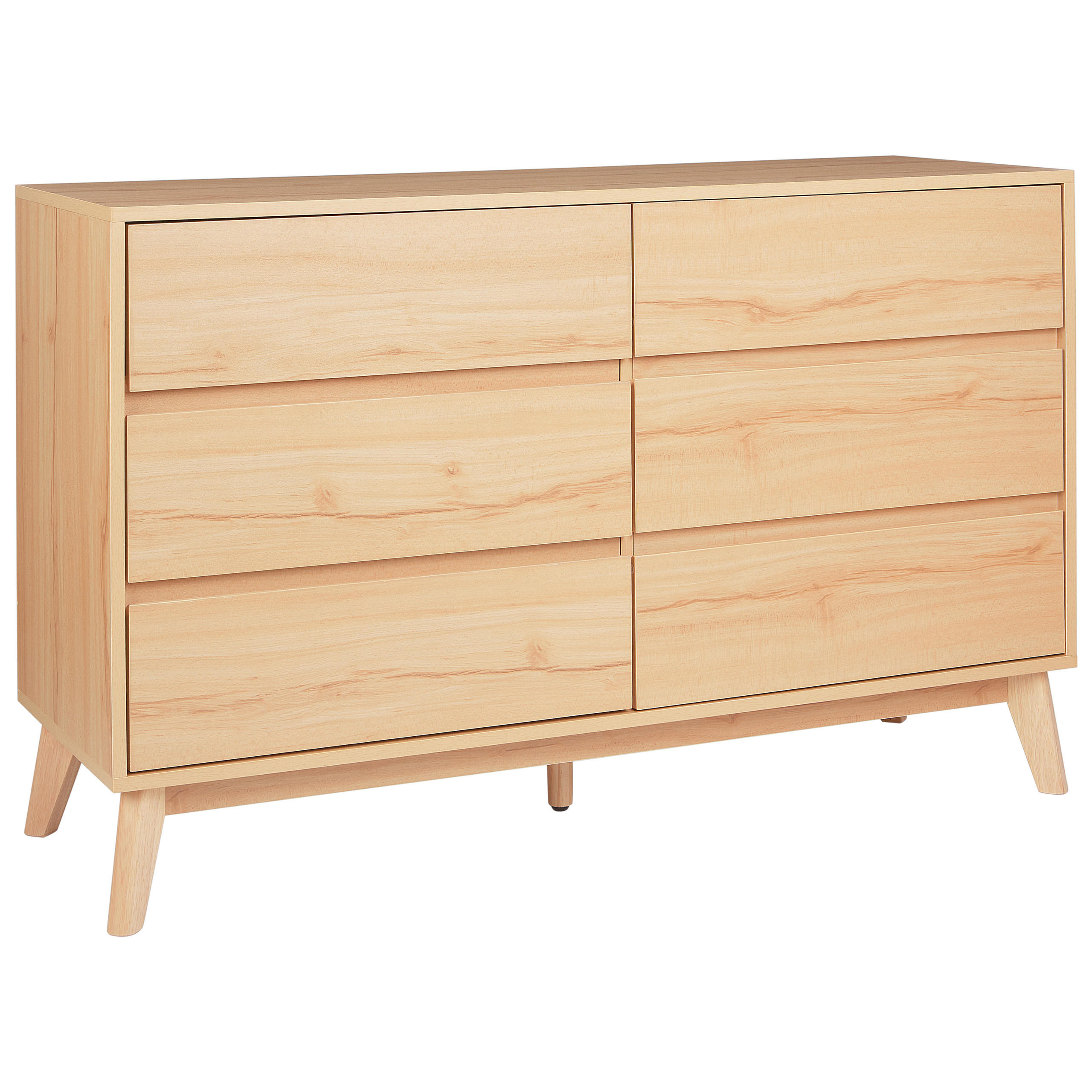 Beliani Kommode Braun 120x75x40 cm