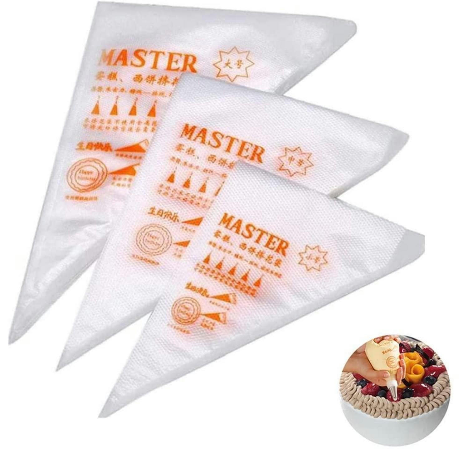 SPRITZBEUTEL Einweg 300 Stück 3 Größen - Transparent, Kunststoff (33/22/37cm)
