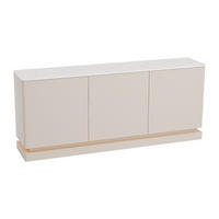 SIDEBOARD - 189.6cm x 40cm - MDF - beige, weiß - DEVIKA - Beige, Holz (189.6/80/40cm) - Vente-Unique