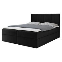BOXBETT Rebos - Schwarz, Holz/Textil (160/200cm) - MIRJAN24