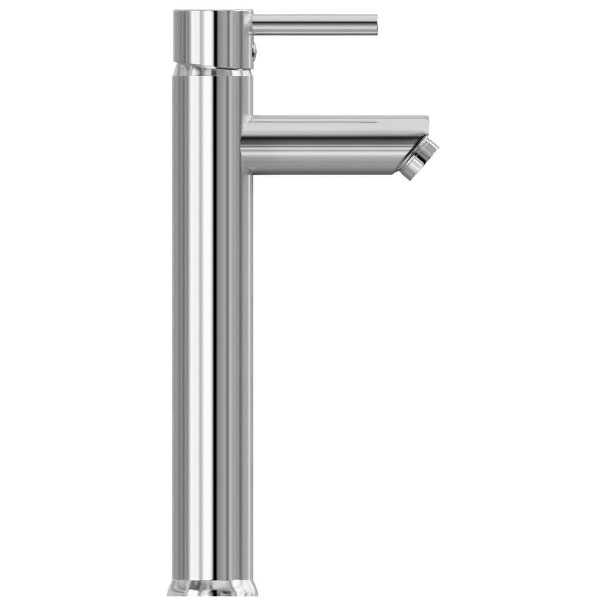 WASCHBECKEN mit Waschtischarmatur Lavigne 42/42/13 cm - Transparent, Keramik (42/13/42cm) - Nettlife